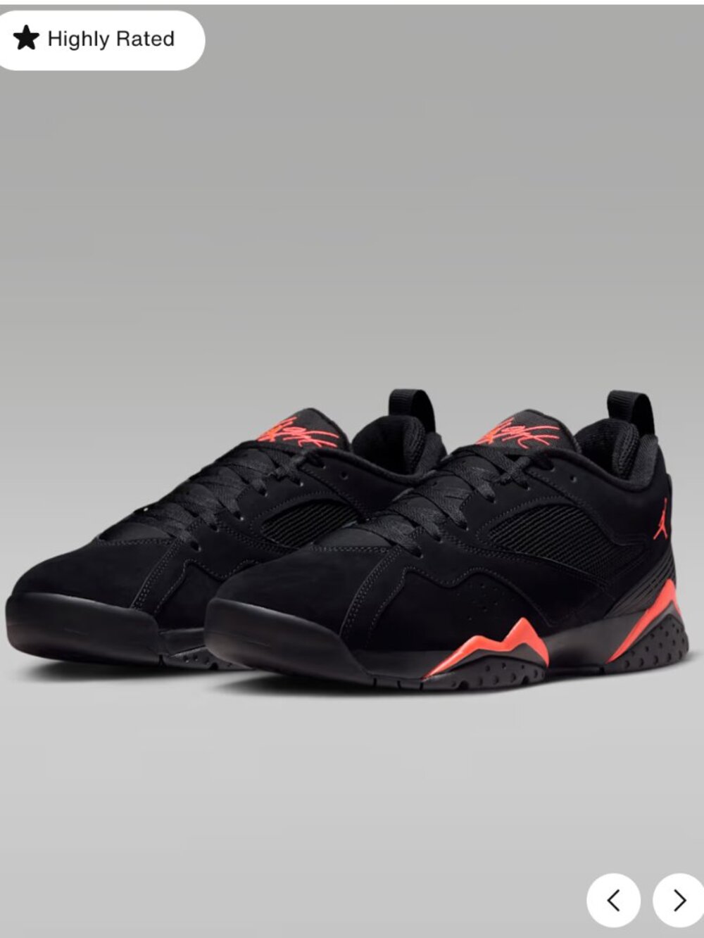 Jordan MVP 92 "Black/Infrared 23" Men's 8.5 / Women's 10 NEW